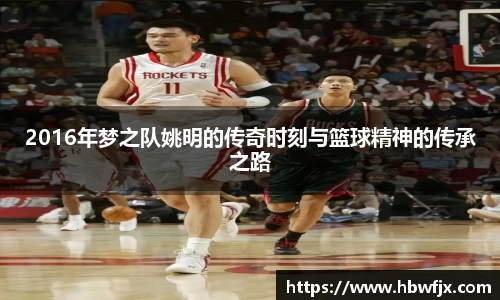 2016年梦之队姚明的传奇时刻与篮球精神的传承之路